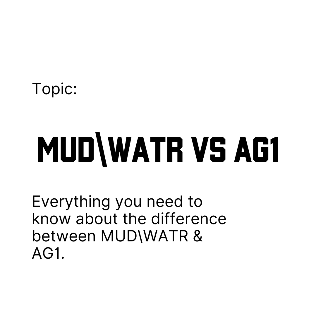 MUD\WATR vs AG1: The Best Daily Supplement for Runners