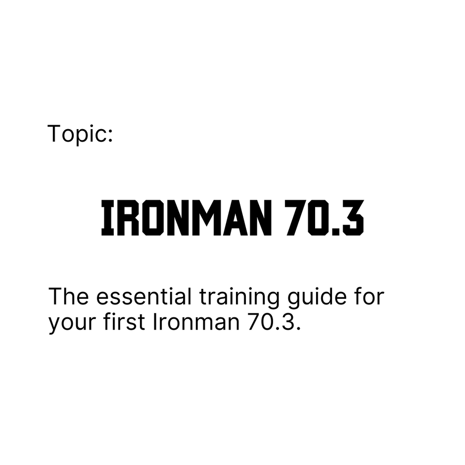 The Ultimate Ironman 70.3 Training Program for Beginners