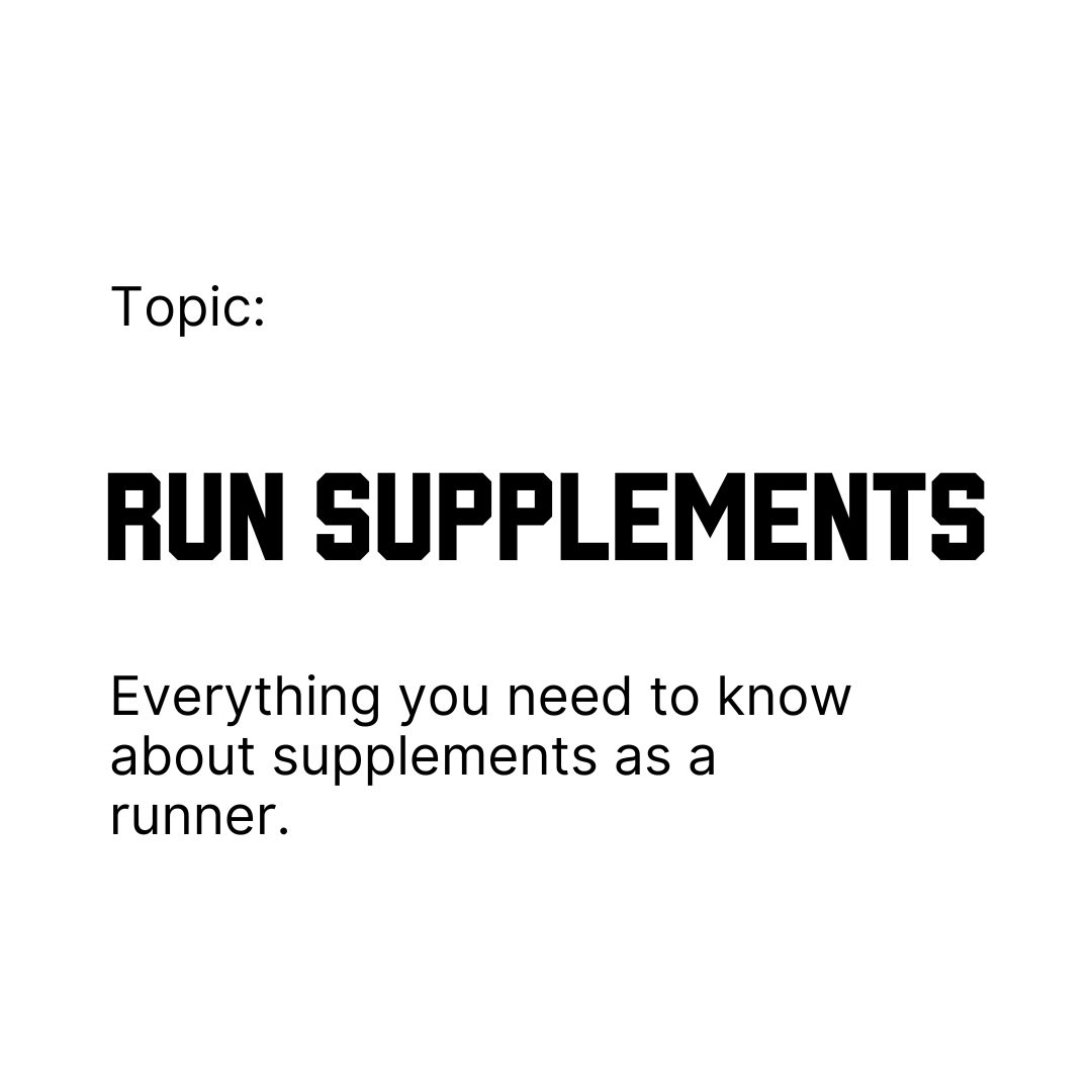 7 Natural Supplements Every Runner Should Take