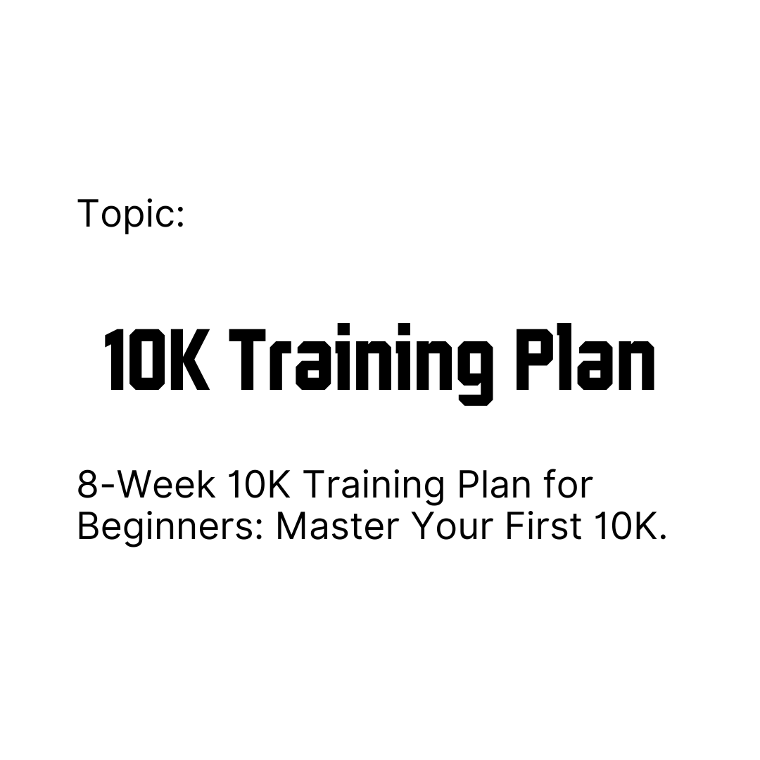 Cover image for 10K training plan for beginners