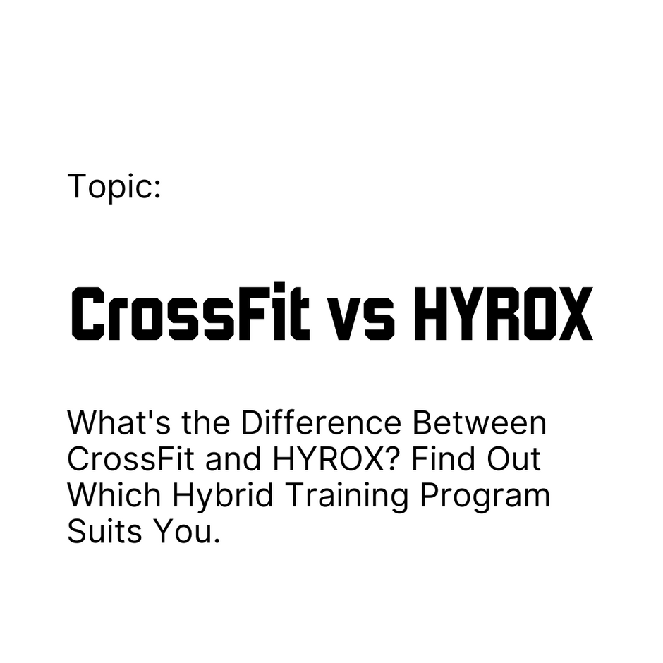 Cover image for CrossFit vs HYROX
