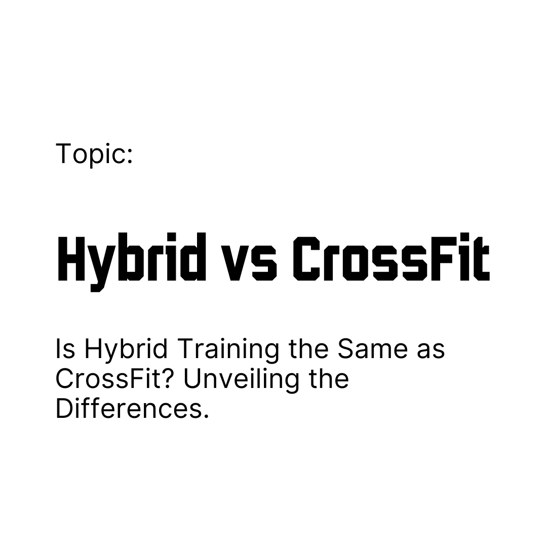 Cover image for Hybrid Training vs CrossFit article