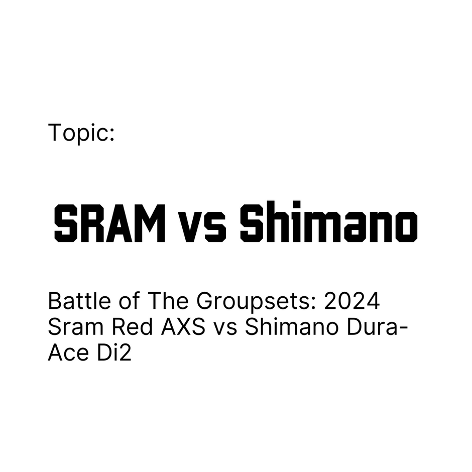 Cover image for NEW SRAM vs Shimano groupset