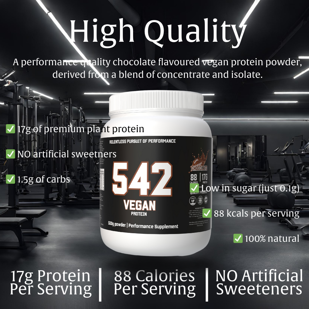 542 Performance Nutrition Plant Protein Natural Supplement