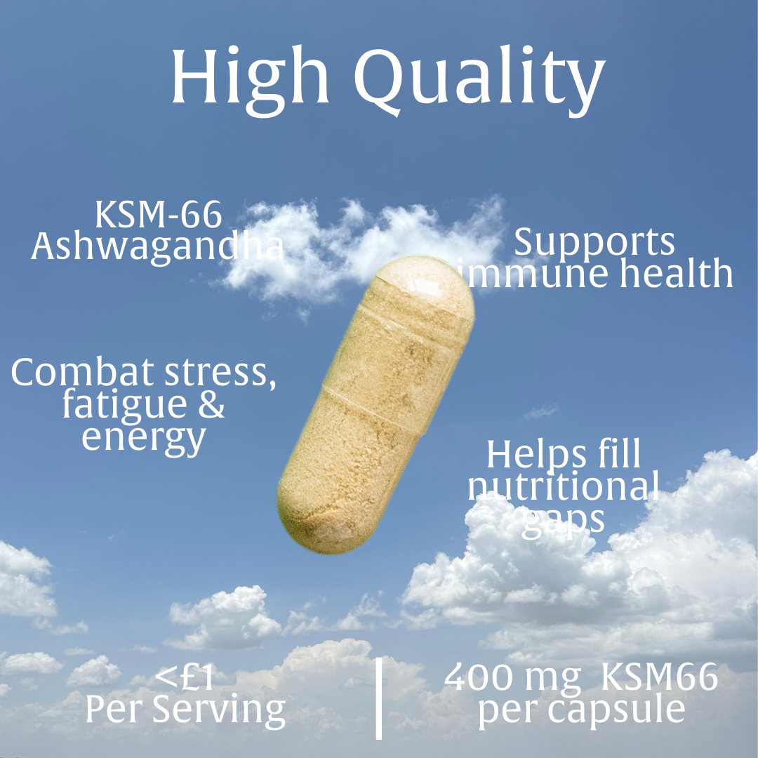 542 Performance Nutrition Ashwagandha Natural Supplement Benefits