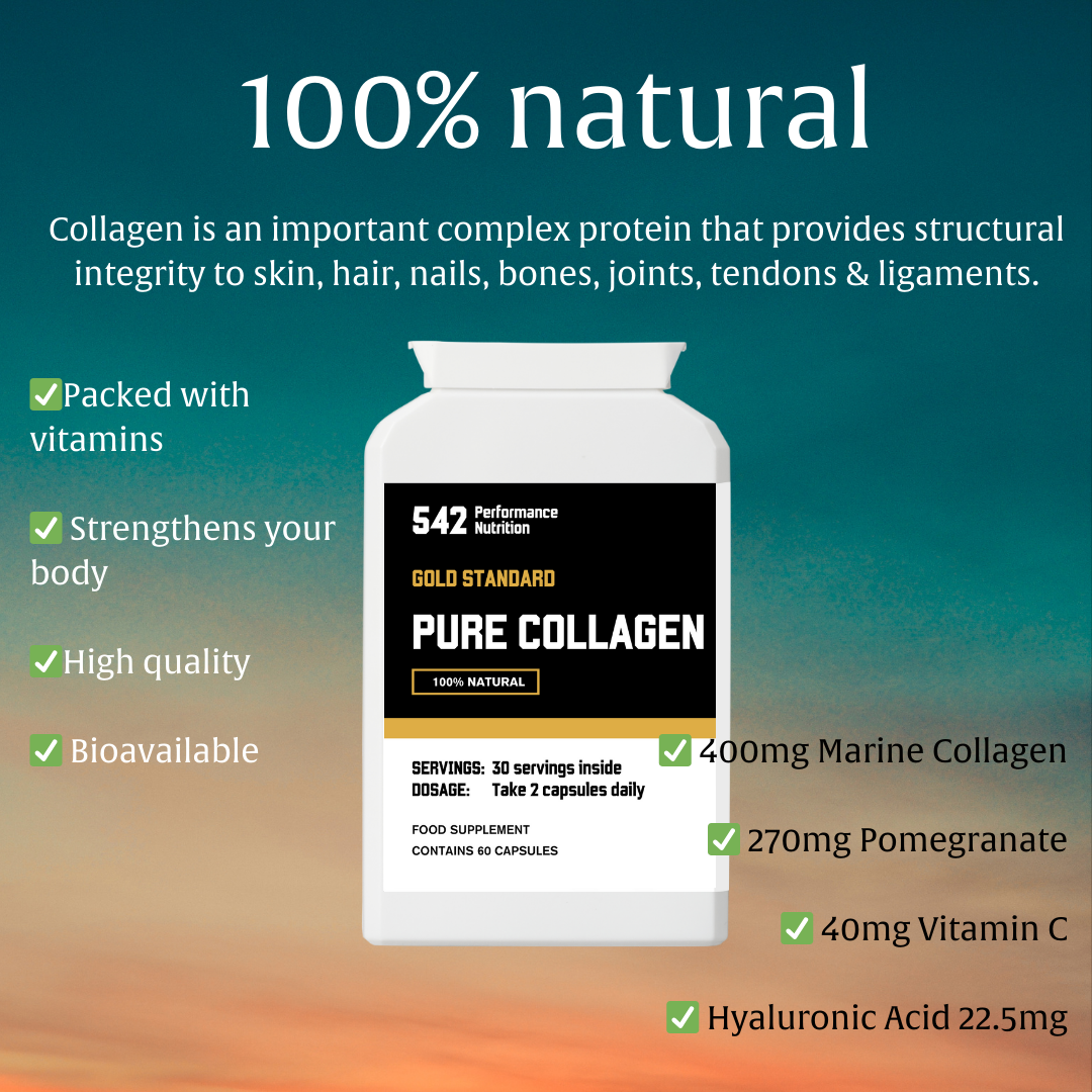 542 Performance Nutrition Collagen Natural Supplement Benefits