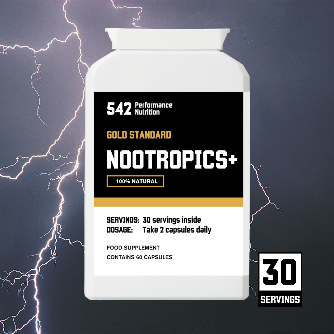 542 Performance Nutrition Nootropics Natural Supplement