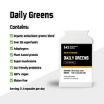 542 Performance Nutrition Daily Greens Natural Supplement Overview